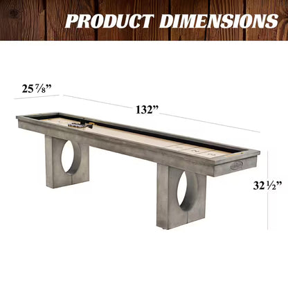 11 Ft. Aurora Outdoor Shuffleboard Table with 8-Puck Set