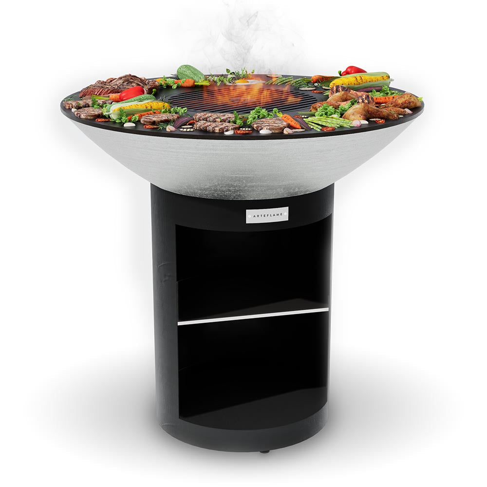 Arteflame 40" Platinum Series Grill — Round Base With Storage