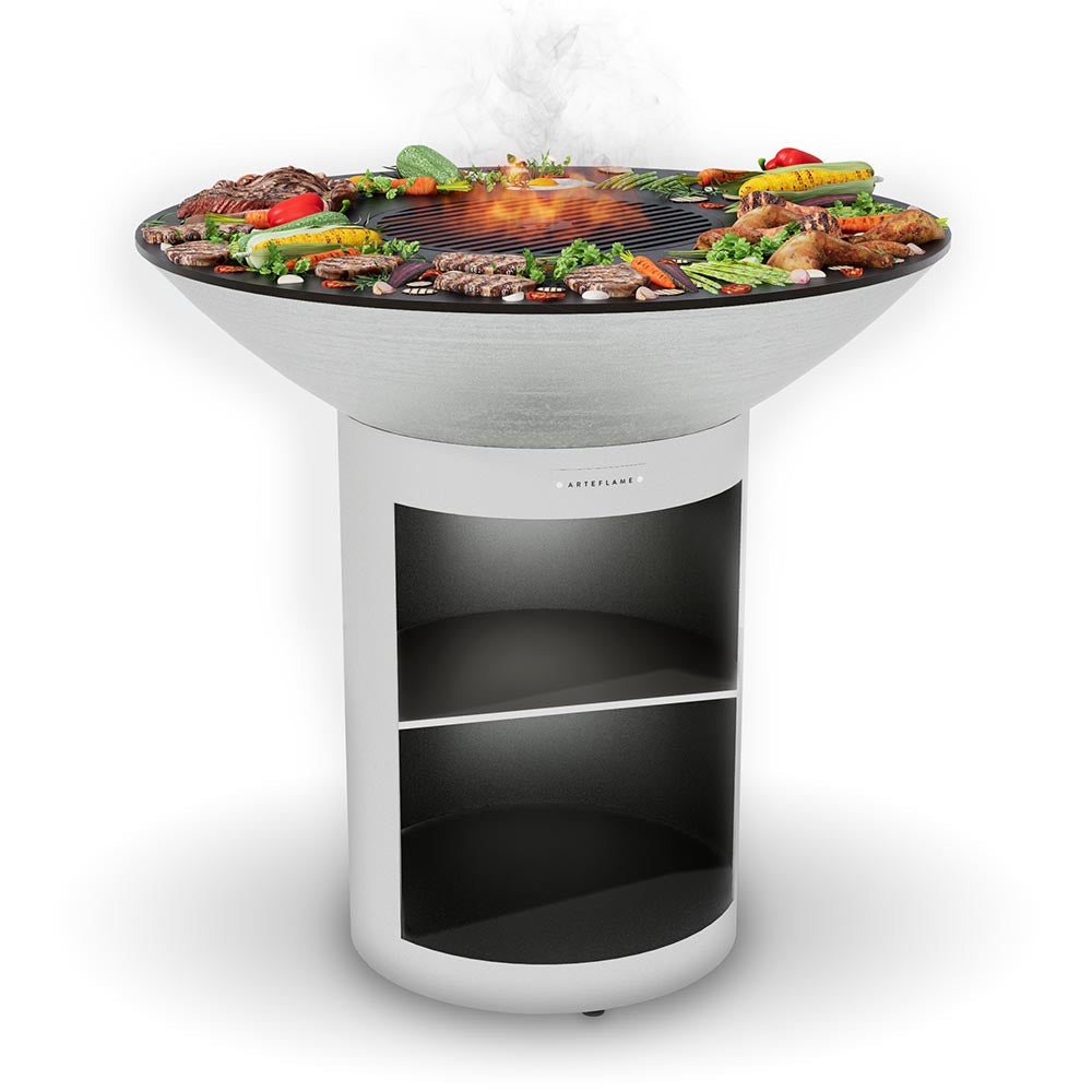 Arteflame 40" Platinum Series Grill — Round Base With Storage