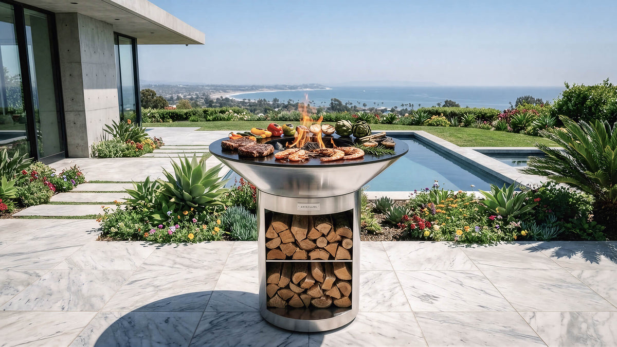 Arteflame 40" Platinum Series Grill — Round Base With Storage