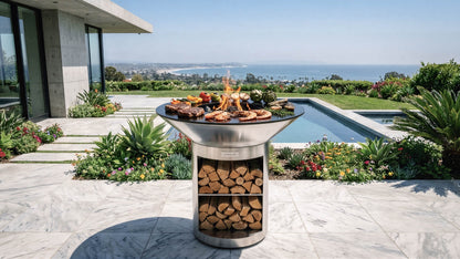 Arteflame 40" Platinum Series Grill — Round Base With Storage