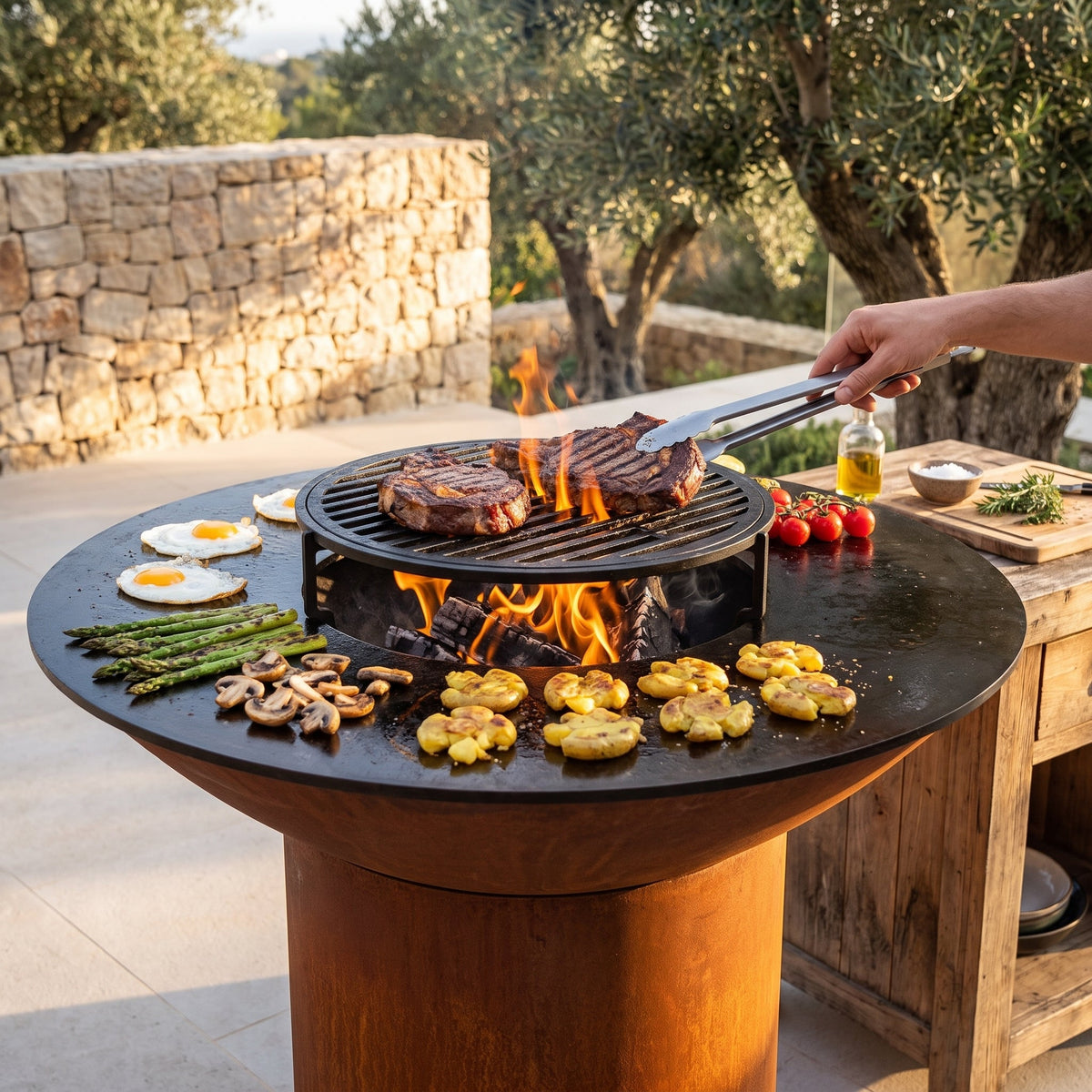 Arteflame Classic 40" Grill — Storage Base